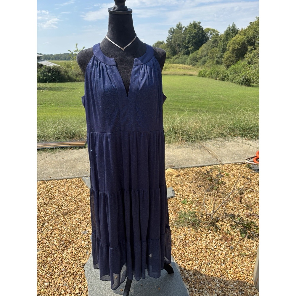J.Taylor sparkle/glitter tiered cocktail dress Lined Sleeveless Size 16